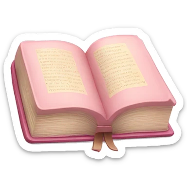 Light pink Bible  sticker