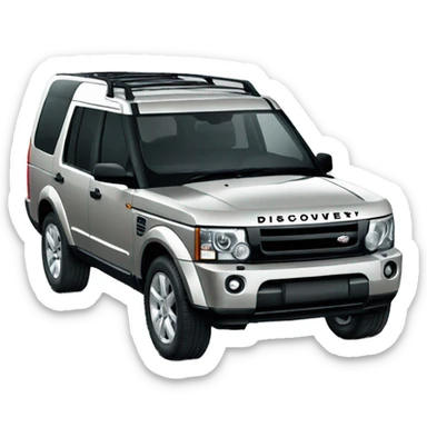 Landrover discovery black sticker