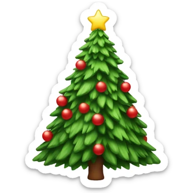 christmas tree sticker