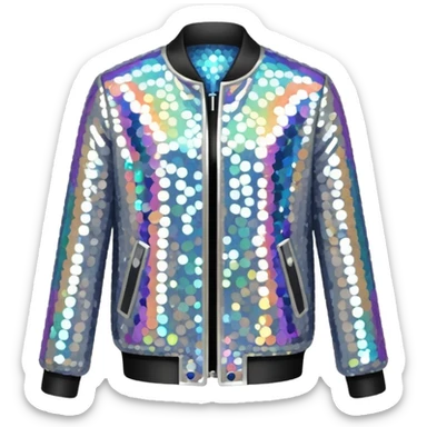 sparkling jacket sticker
