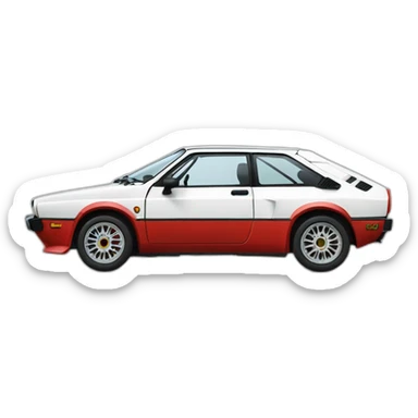 lancia delta s4 sticker