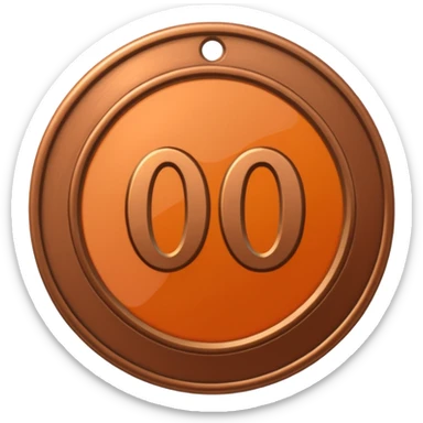 a medal "level 1"for game application, the user will get when he win his first 100 points..
 sticker