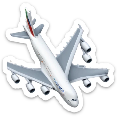 airbus a380 sticker