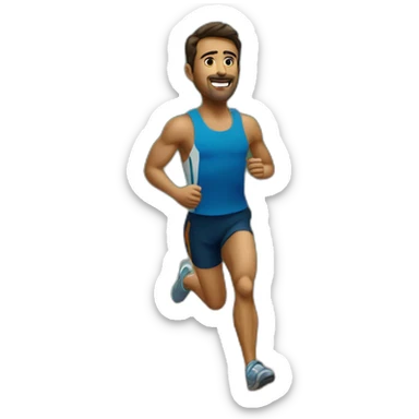 Juanjo-runner-fast sticker