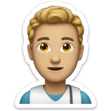 person who is patient sticker