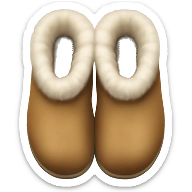 Ugg slippers sticker