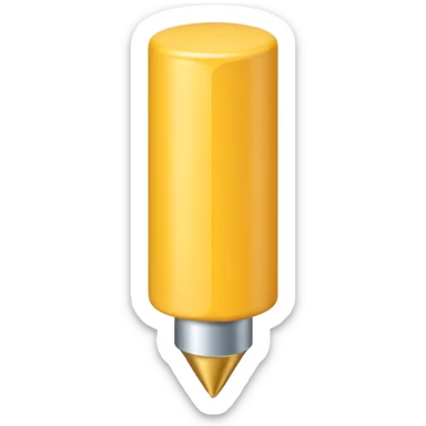 white pushpin sticker