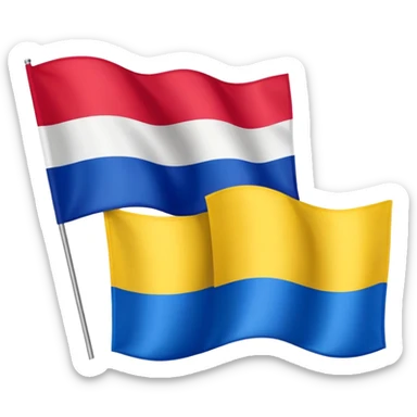 poland ukraine flag sticker