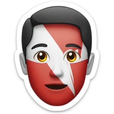 indonesia flag sticker