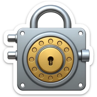 Lock Mechanism sticker