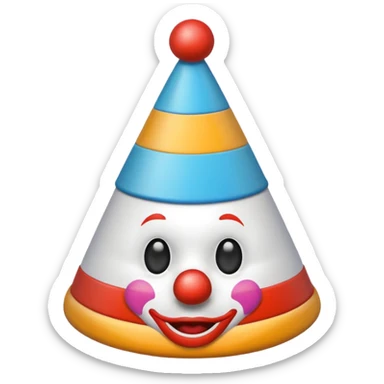 CLOWN HAT sticker