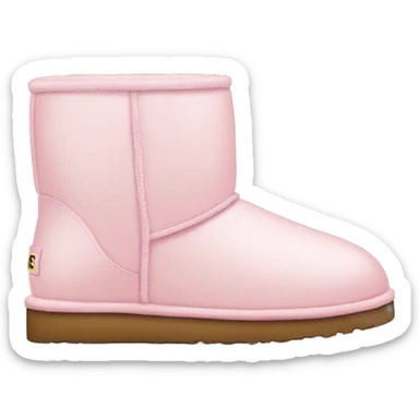 light pink uggs sticker