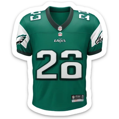 Philadelphia eagles Kelly green #26 sticker