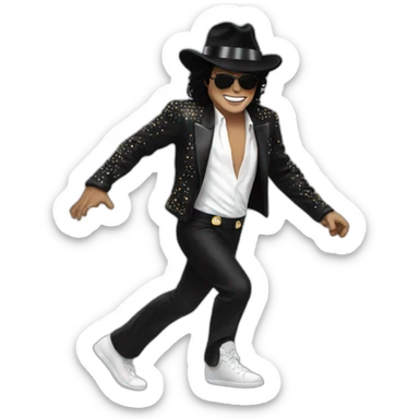 Micheal jackson dancing sticker