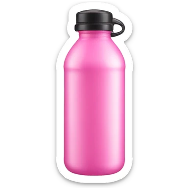 pink water bottle sticker