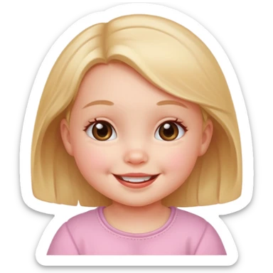 little baby girl sticker