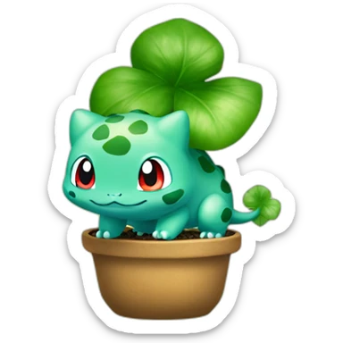 Bulbasaur plante sticker