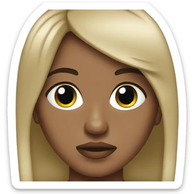 Kanye west as a girl sticker