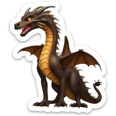Dragon from house of the dragon sticker