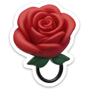 Rosehair claw clip sticker