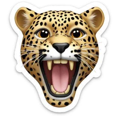 leopard sticker