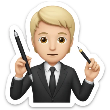 marketing expert with props

 sticker