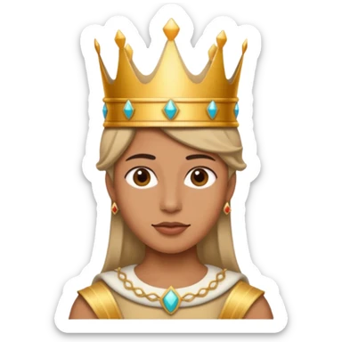 aggiungi una corona sulla testa sticker