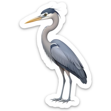  bird heron sticker