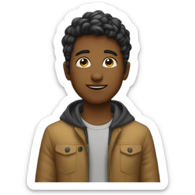 garçon beau sticker