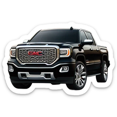 Car gmc Denali 2024 black  sticker