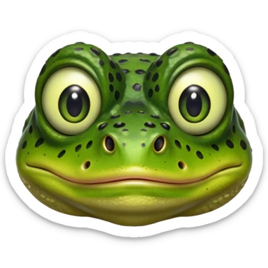 Bullfrog image sticker