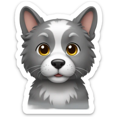 paws gray sticker