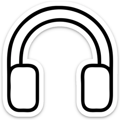 headphones sticker