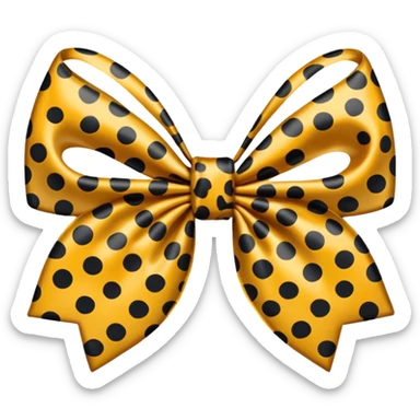 leopard bow sticker