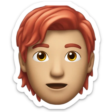 Cold heat red lightining sticker