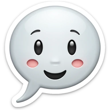 gloss Speech balloon sticker