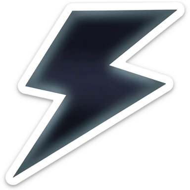 Black Lightning sticker