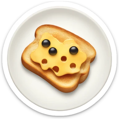 Beans + cheese on toast sticker