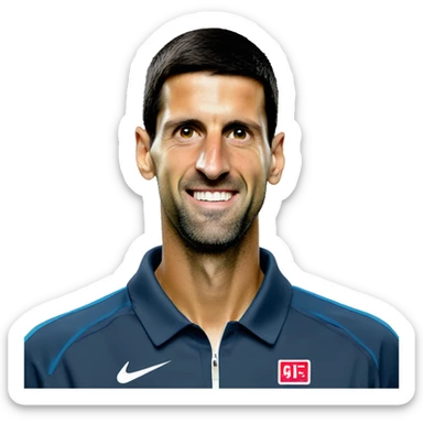 Novak Djokovic sticker