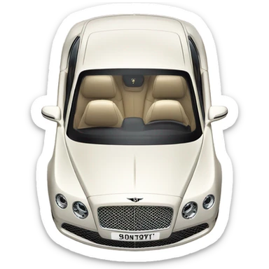 Bentley car  sticker