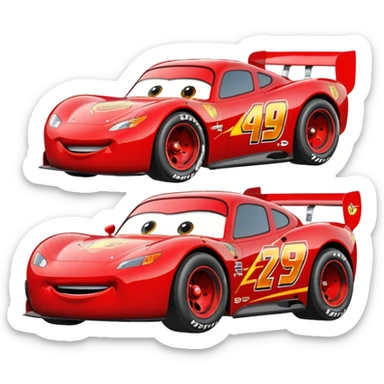 Lightning McQueen chachow sticker