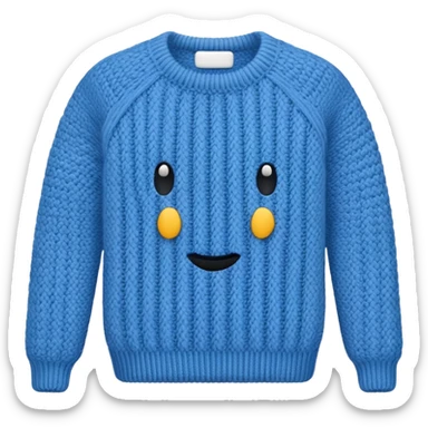 knitted garment sticker