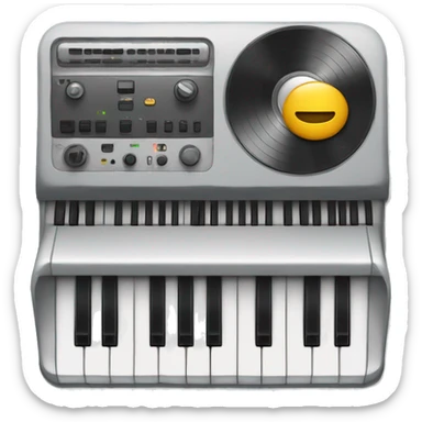 musique electronique sticker