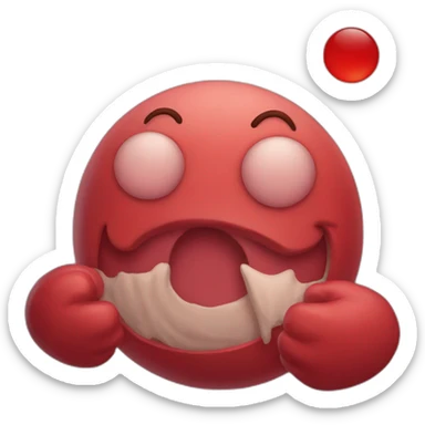 red moond sticker