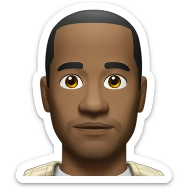 franklin from grand theft auto sticker