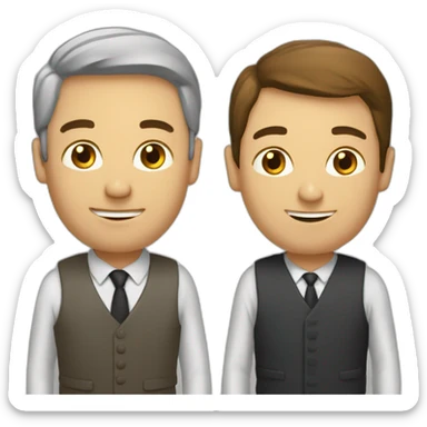 deux développeurs web amis sticker