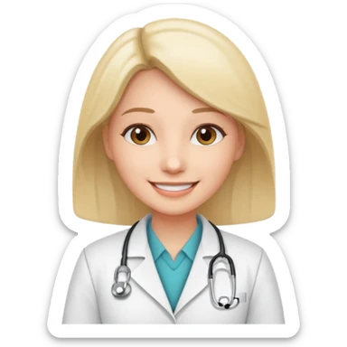 Medical receptionist  sticker