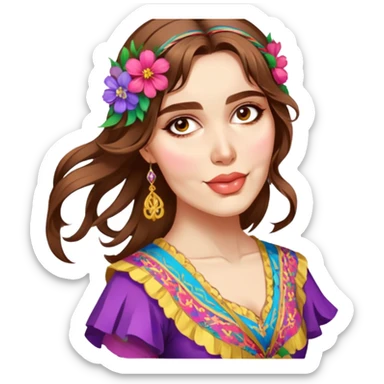 Traditional Dancer sticker