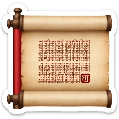 now create a hindi emoji depicting the language solely sticker