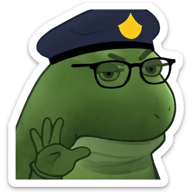 realistic portrait of a man sticker